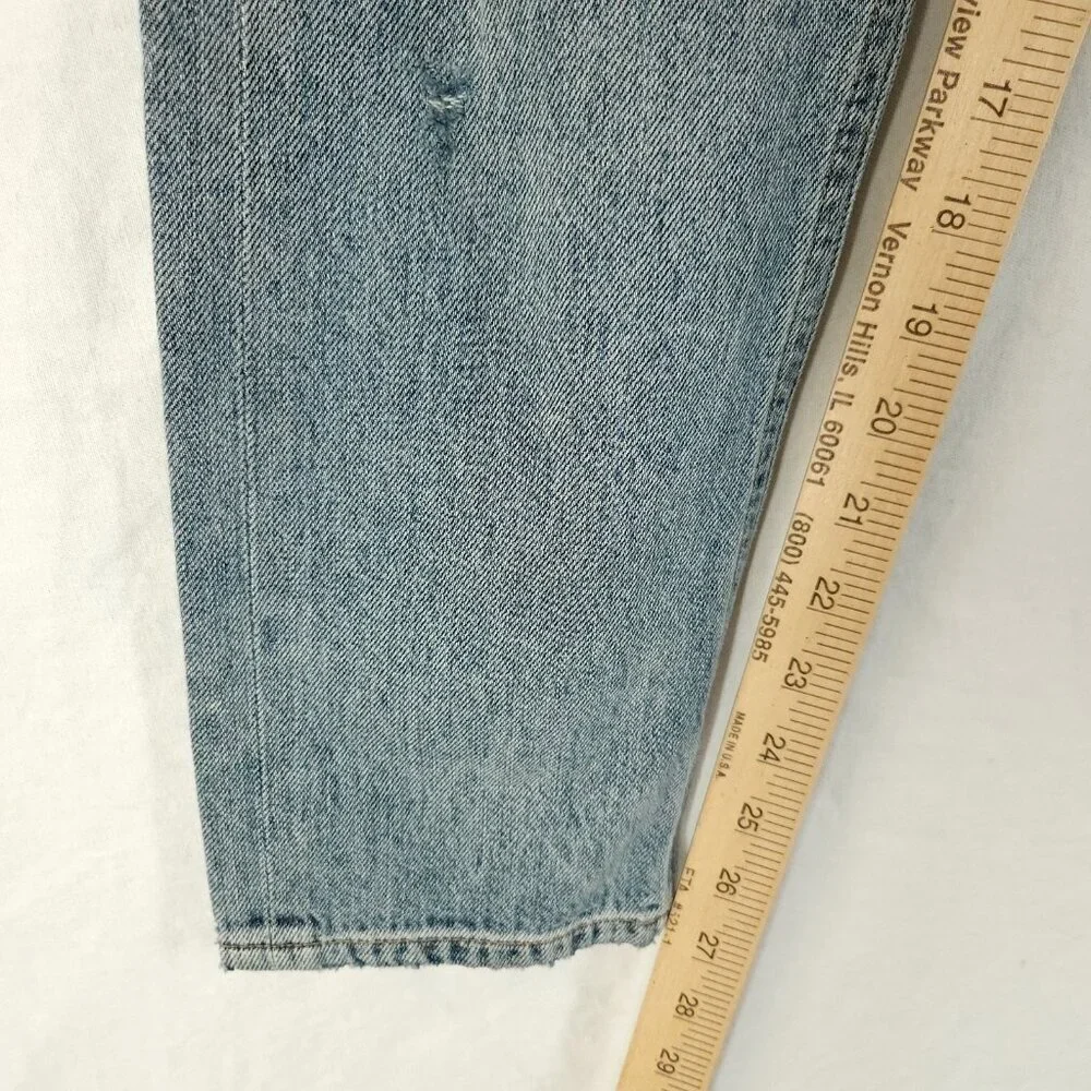 AGOLDE 90's Loose Fit Jeans Womens 25 Distressed High Rise Button Fly - Picture 5 of 13